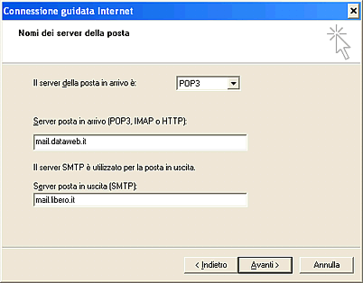 Impostazioni server
