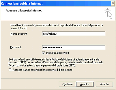 Indirizzo di posta